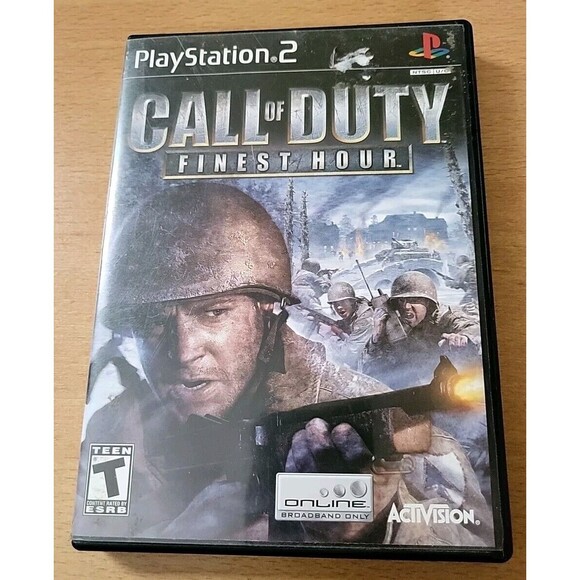 Call of Duty: Finest Hour (PlayStation 2, 2004) with manual- Preowned - Picture 1 of 6